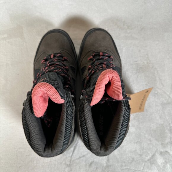 Hi-Tec Waterproof Boots Men Size 8 M Brown Dri-Tec Mid Hiking Casual NWT - Picture 6 of 8